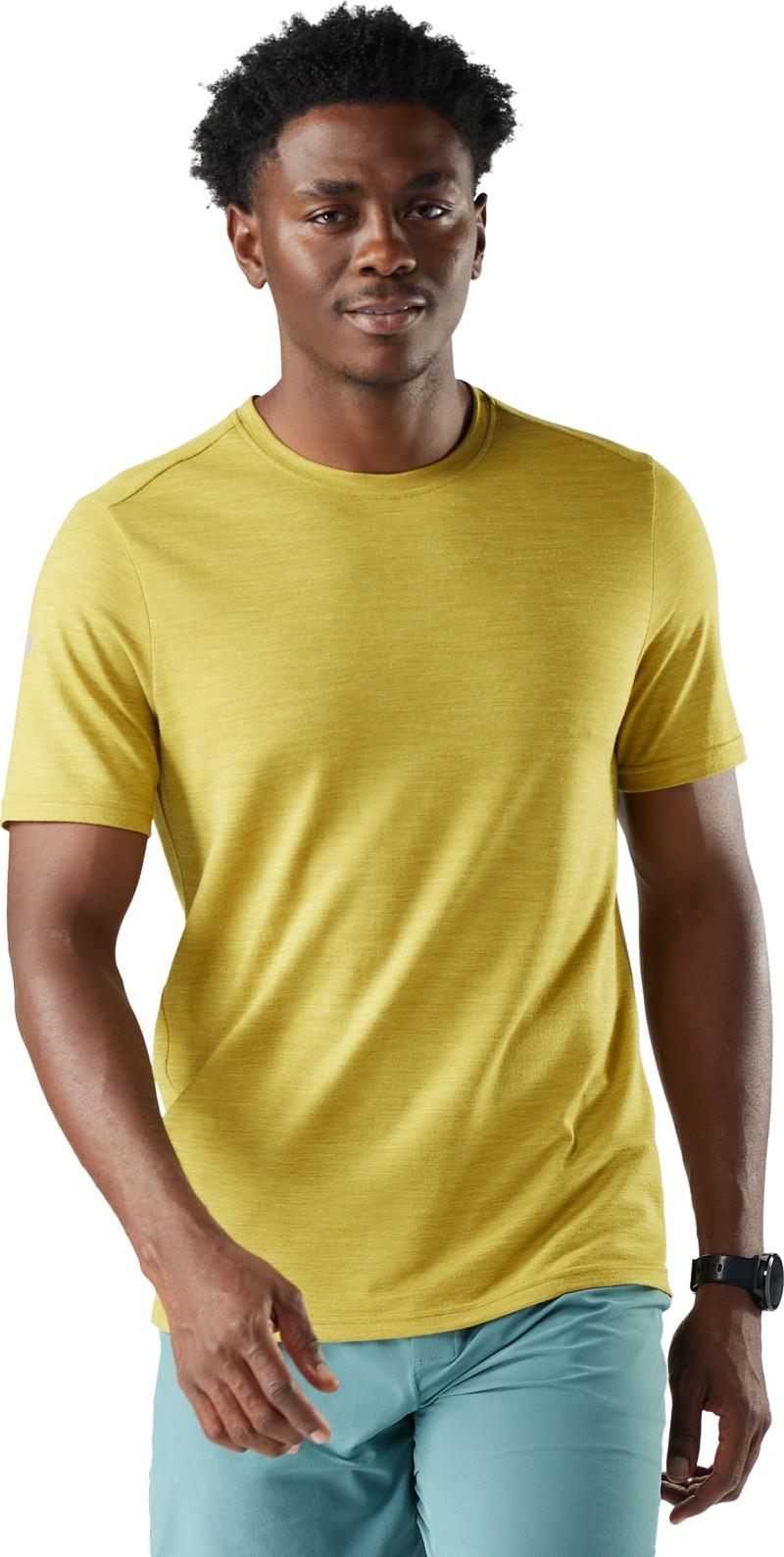 Active SS Tee - Mens - bronze olive heather 1