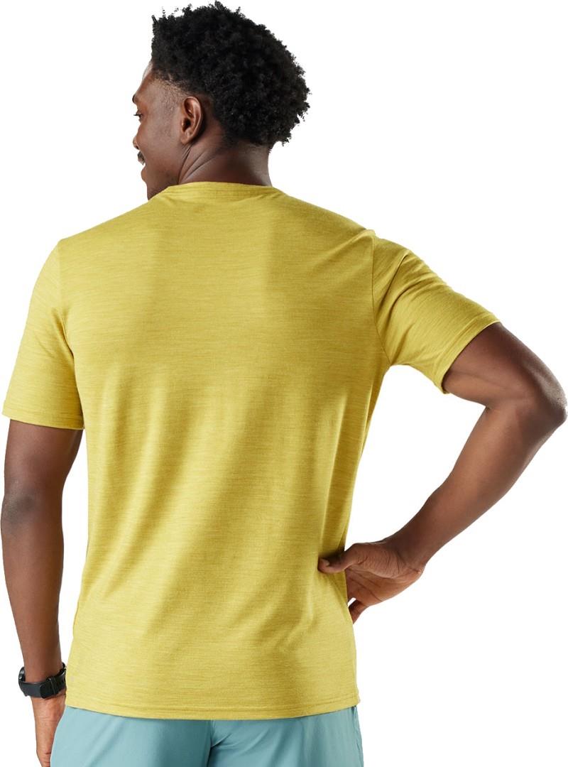 Active SS Tee - Mens - bronze olive heather 1