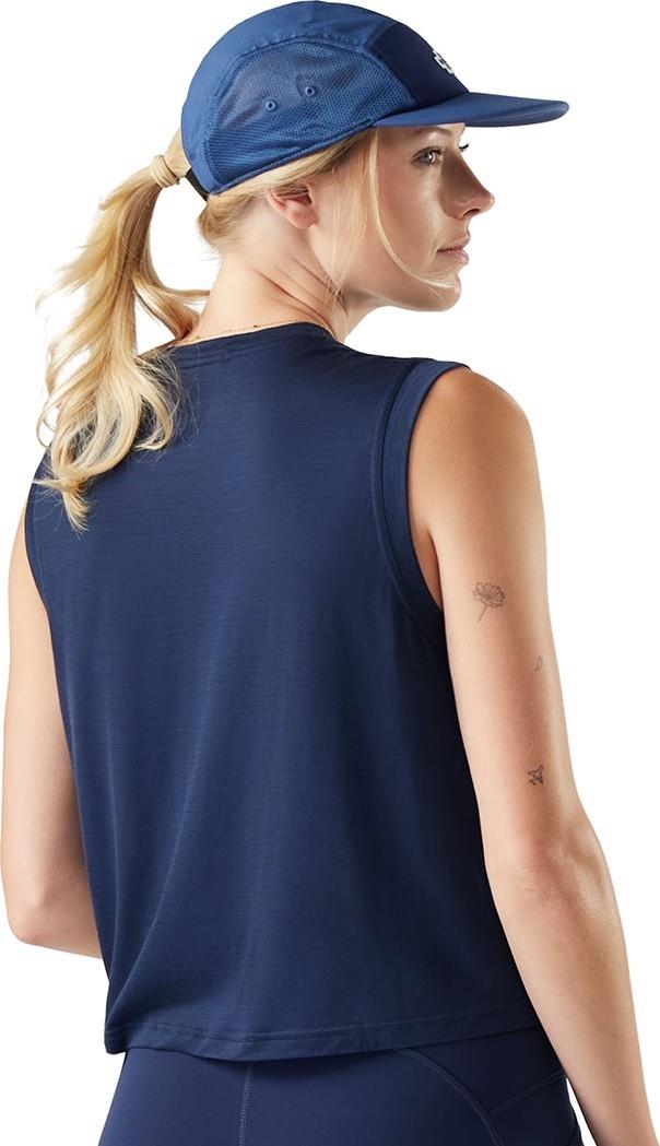Active Ultralite Crop Tank - Womens - deep navy 1