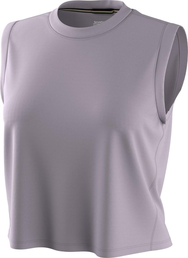 Active Ultralite Crop Tank - Womens - purple storm 1