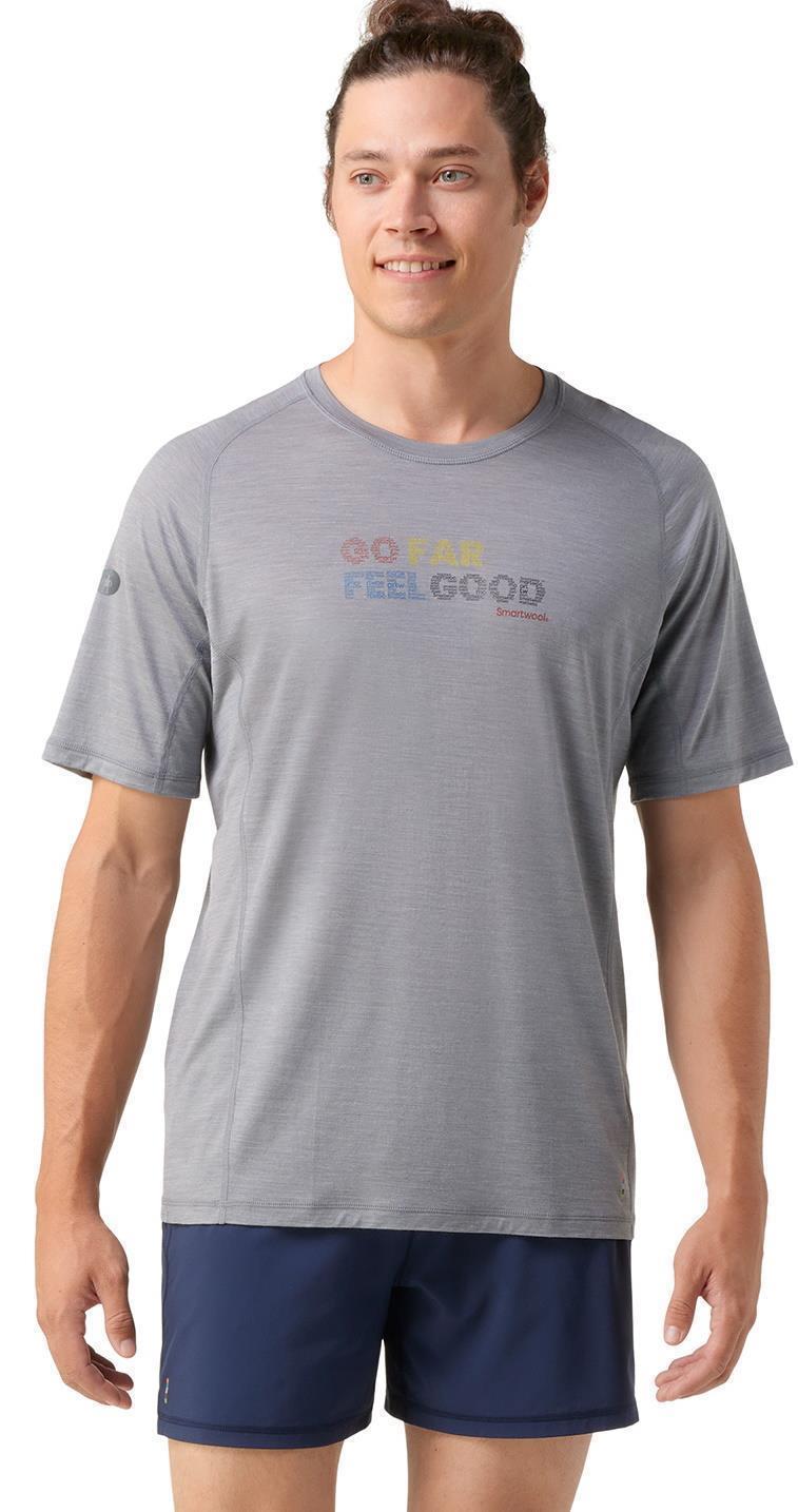 Active Ultralite Graphic SS Tee - Mens - Light Gray Heather 2
