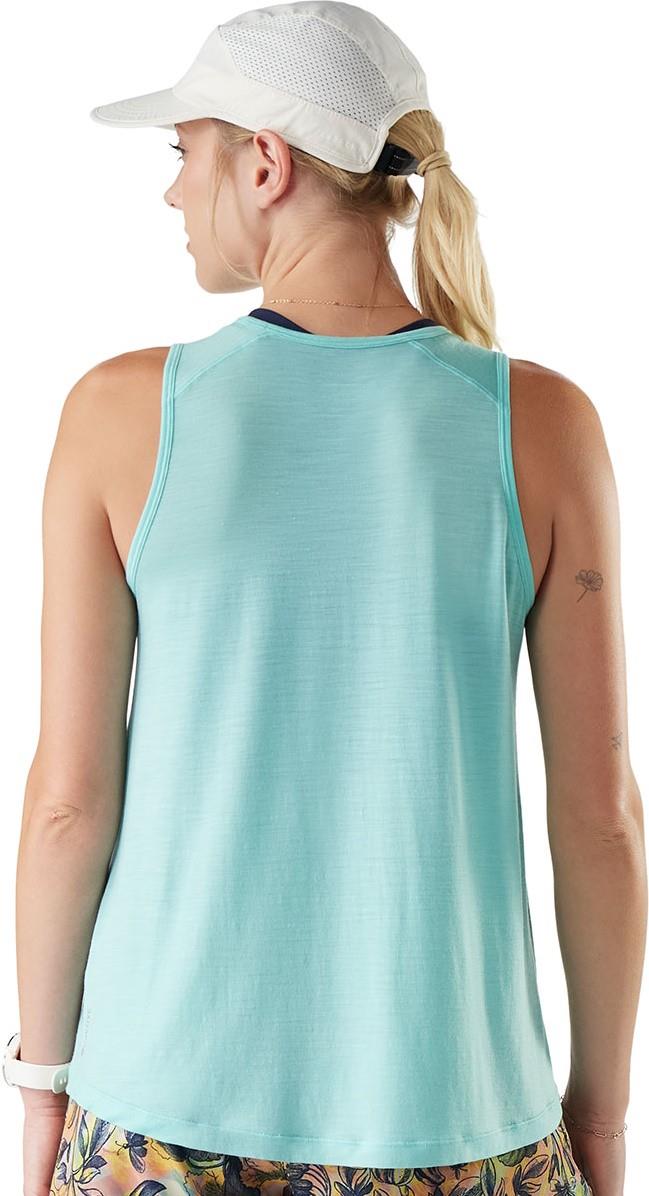 Active Ultralite High Neck Tank - Womens - pacific blue 1