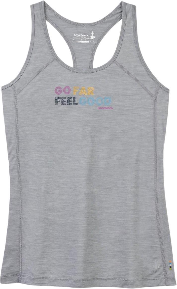 Active Ultralite Racerback Tank - Womens - Light Gray Heather 1