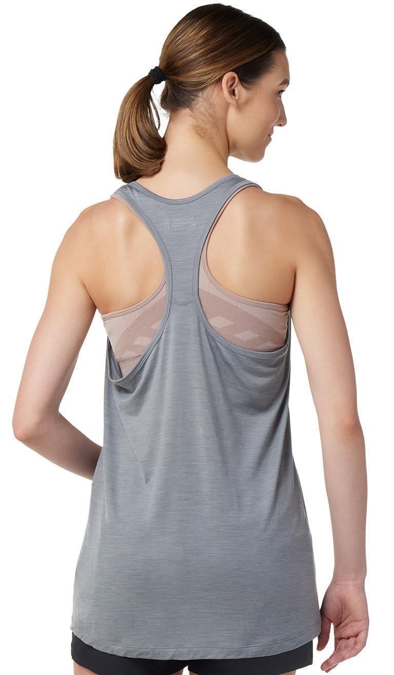Active Ultralite Racerback Tank - Womens - Light Gray Heather 3