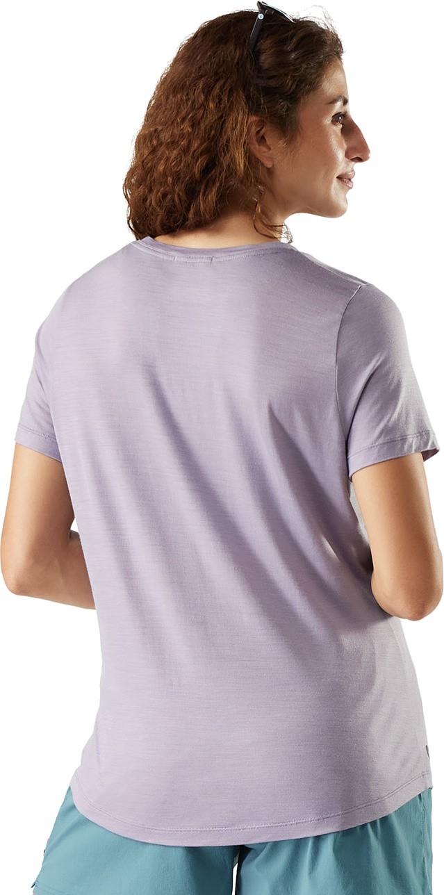 Active Ultralite V-Neck SS - Womens - purple storm 1