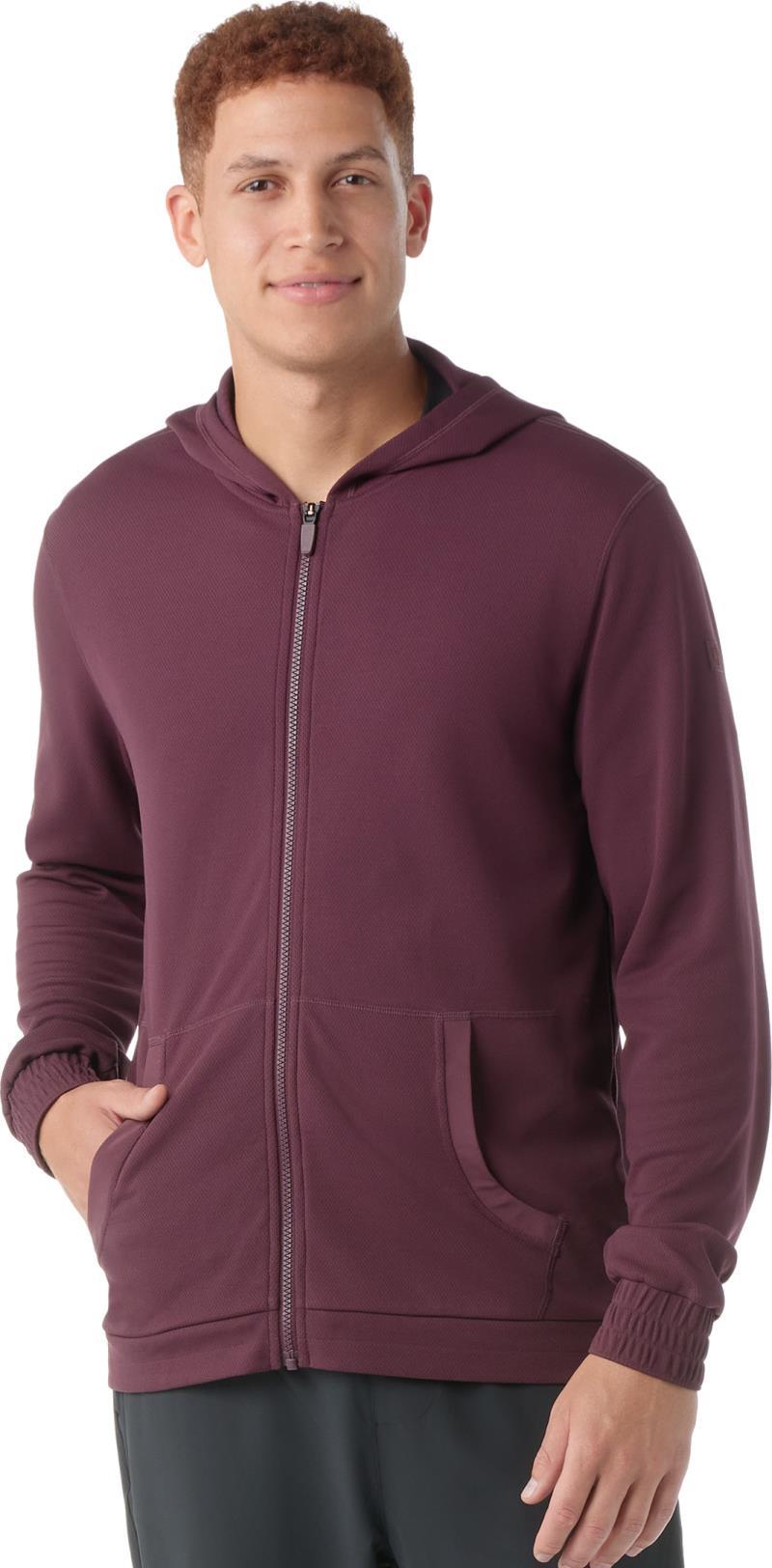 Active Uptempo Full Zip Hoodie - Mens - Eggplant 2