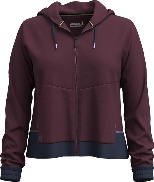 Active Uptempo Full Zip Hoodie - Womens - Eggplant 1