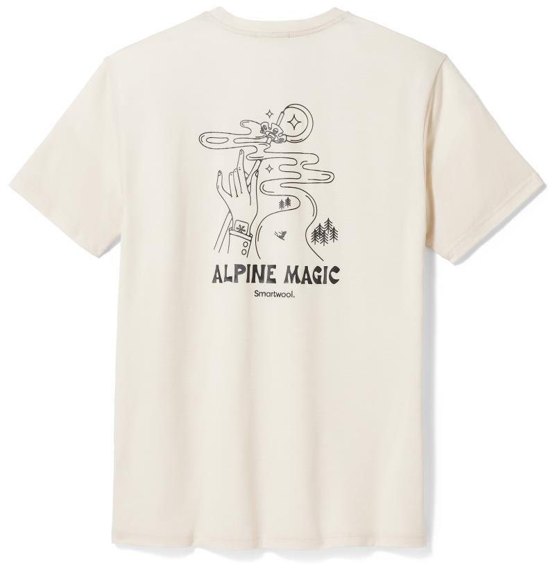 Alpine Magic Graphic SS Tee - Unisex - Almond Heather 2