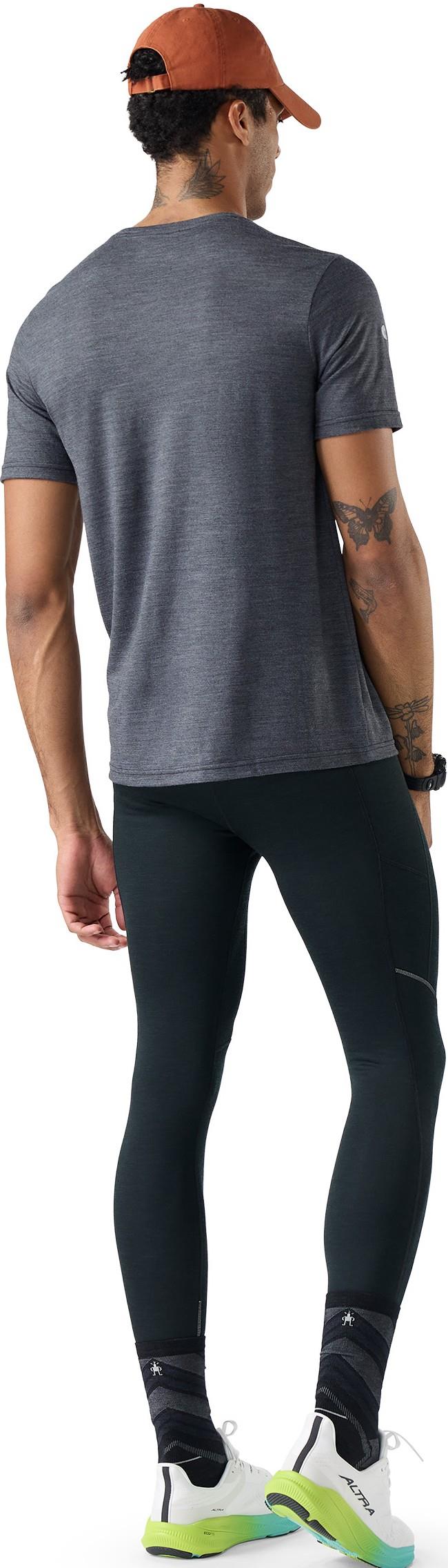 Alpine Trace Active SS Graphic Tee - Mens - charcoal heather 1