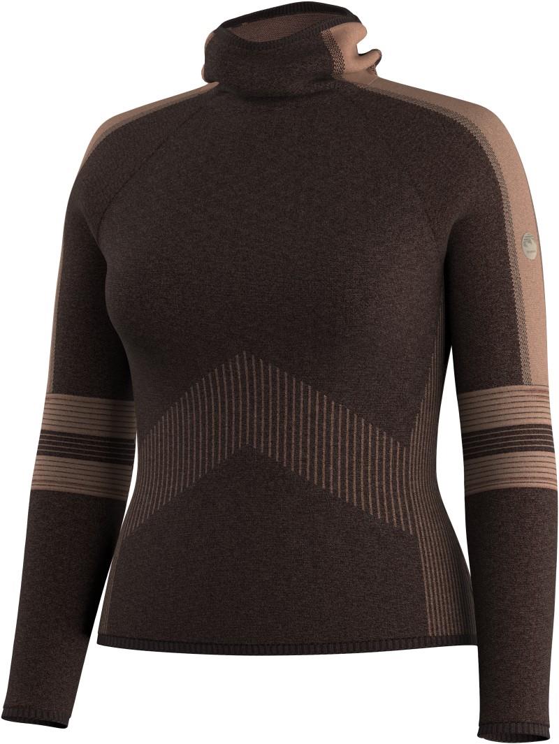 Alpine Turtleneck - Womens - dark mink 1