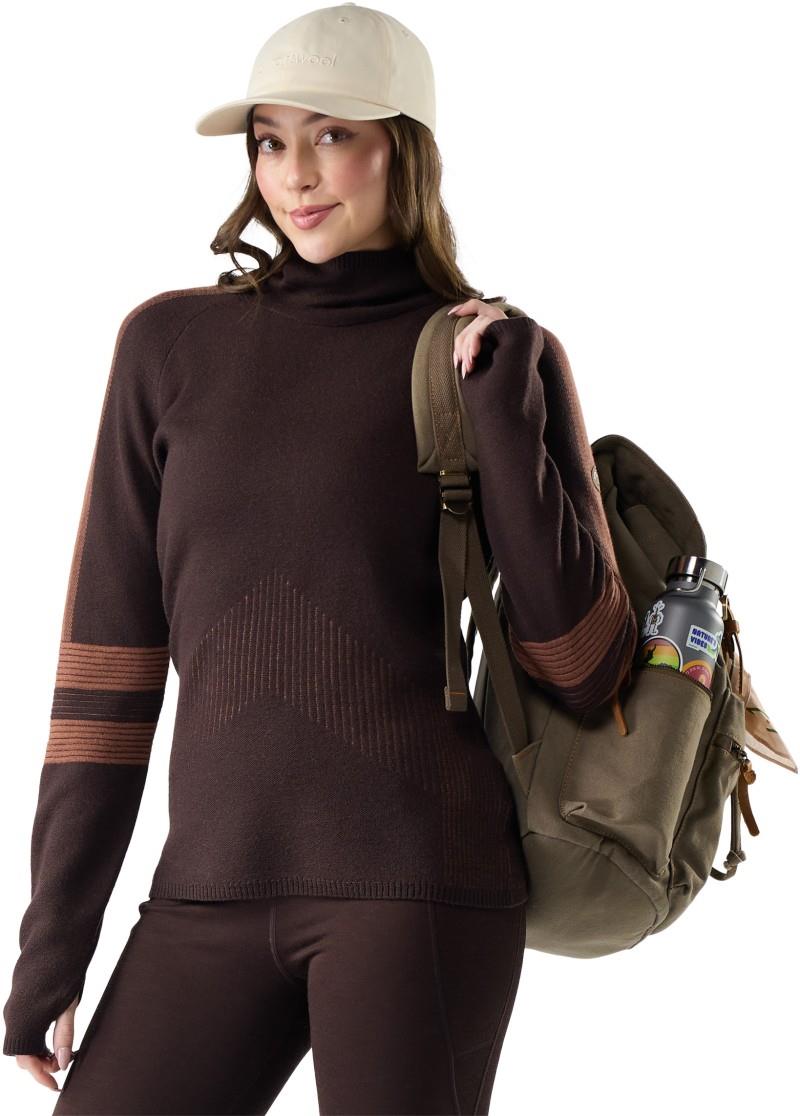 Alpine Turtleneck - Womens - dark mink 1