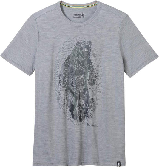 Always Explore SS Graphic Tee - Mens - Light Gray Heather 1