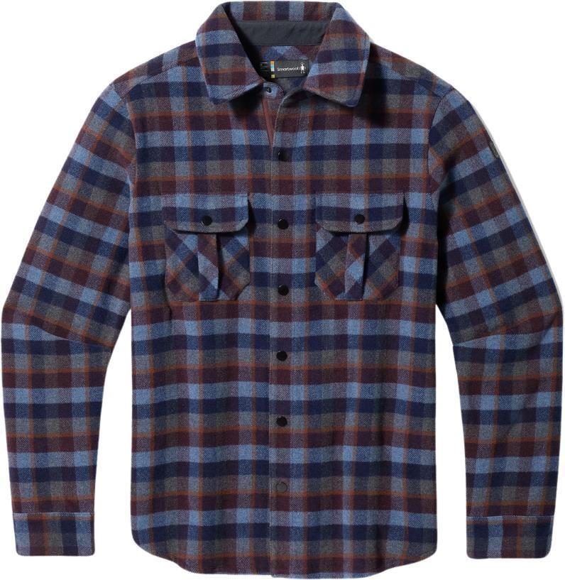 Anchor Line Shirt Jacket - Mens - Eggplant Plaid 1