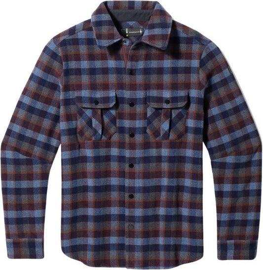 Anchor Line Shirt Jacket - Mens - Eggplant Plaid 1