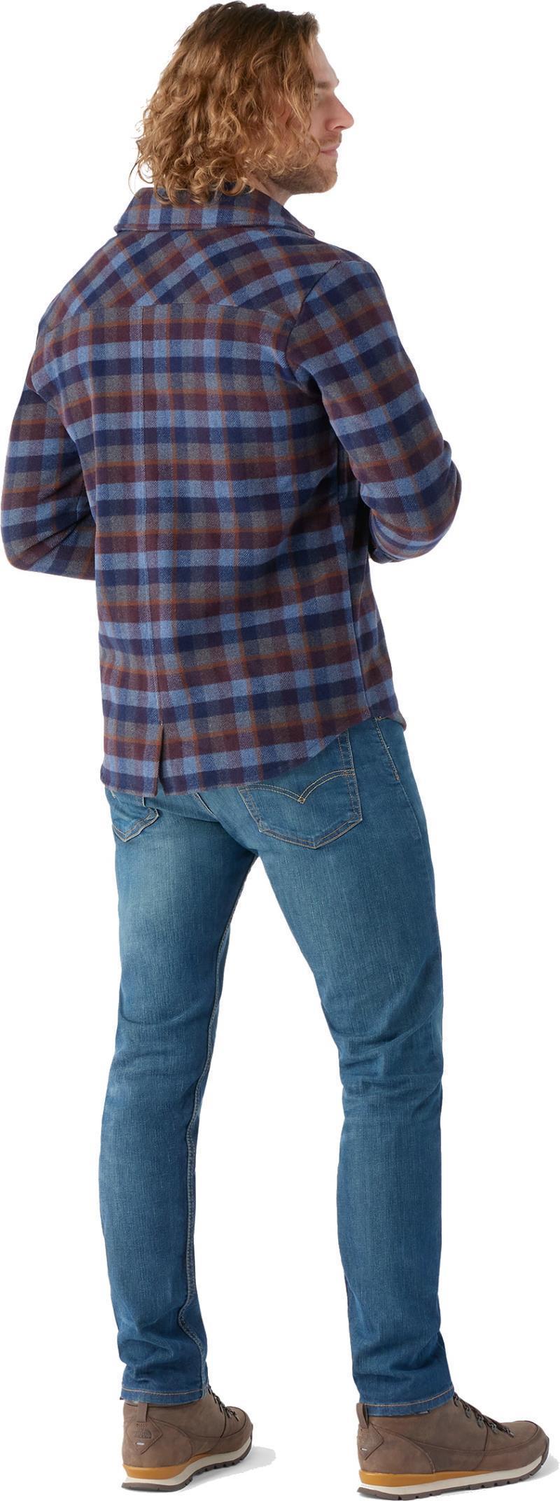 Anchor Line Shirt Jacket - Mens - Eggplant Plaid 3