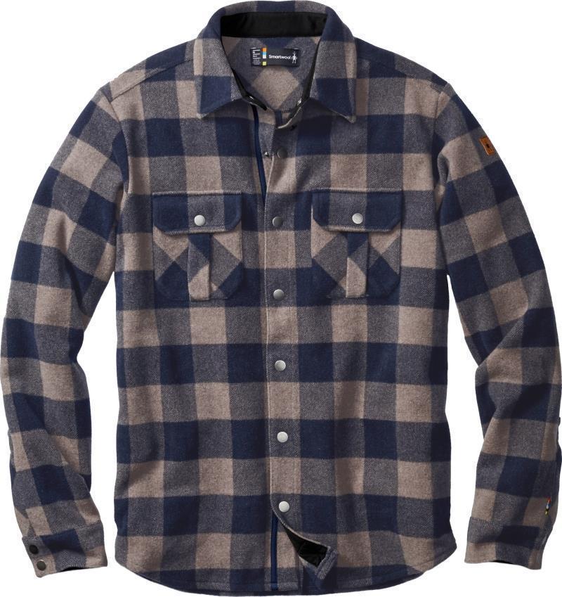 Anchor Line Shirt Jacket - Mens - Navy 1