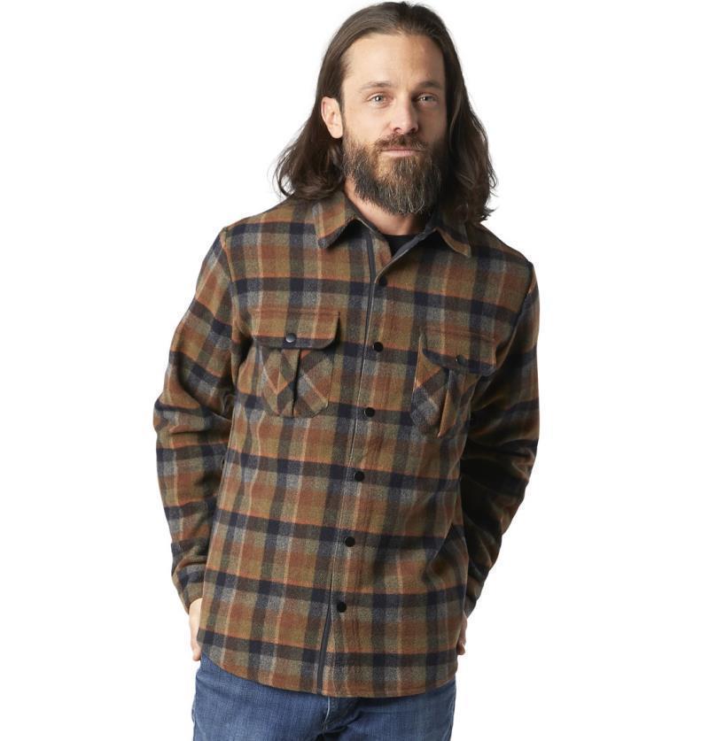 Anchor Line Shirt Jacket - Mens - Olive Plaid 2