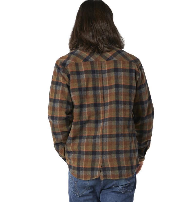 Anchor Line Shirt Jacket - Mens - Olive Plaid 3