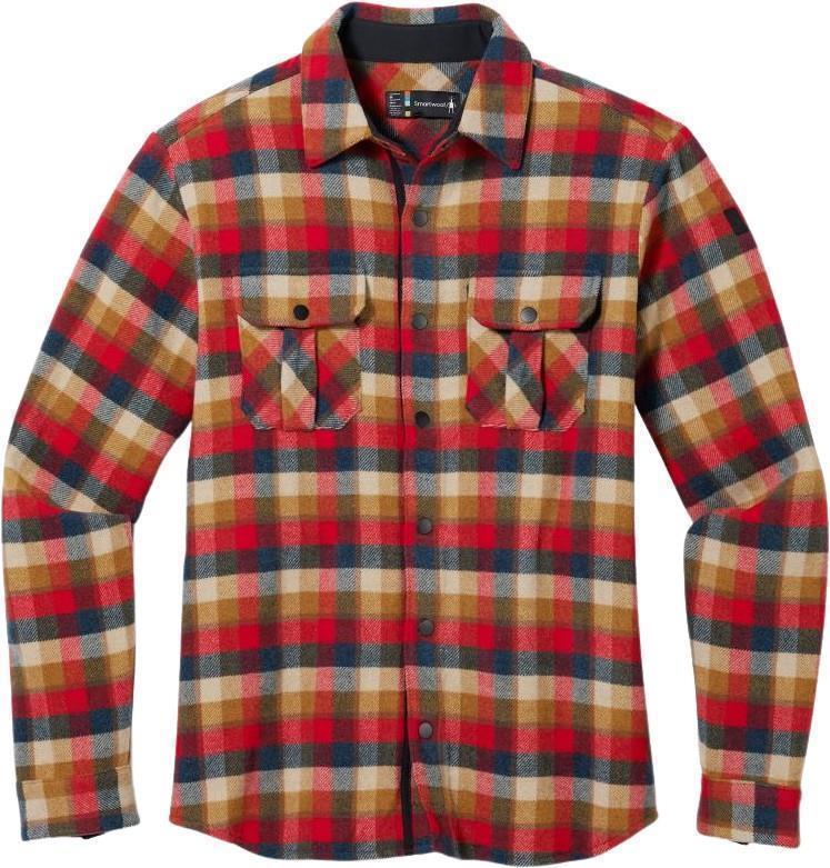 Anchor Line Shirt Jacket - Mens - Rhythmic Red Plaid 1