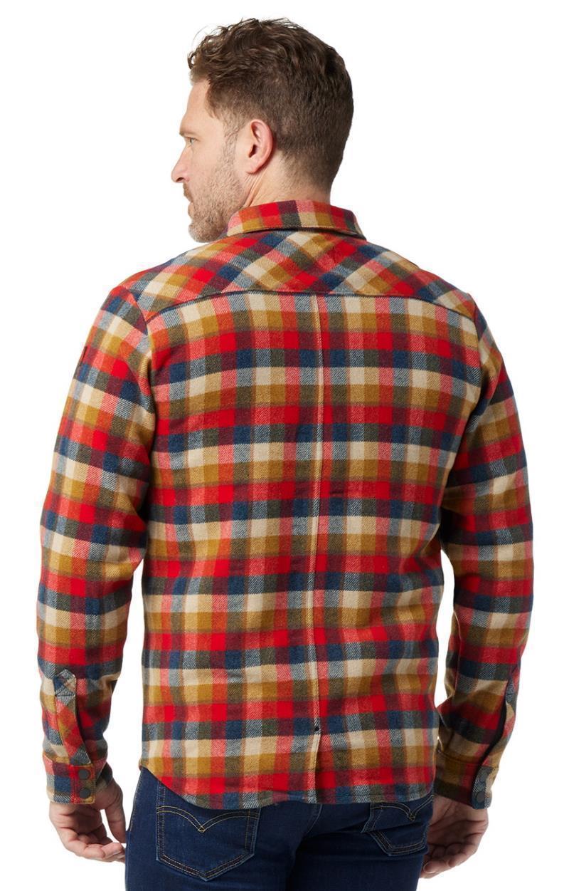 Anchor Line Shirt Jacket - Mens - Rhythmic Red Plaid 3