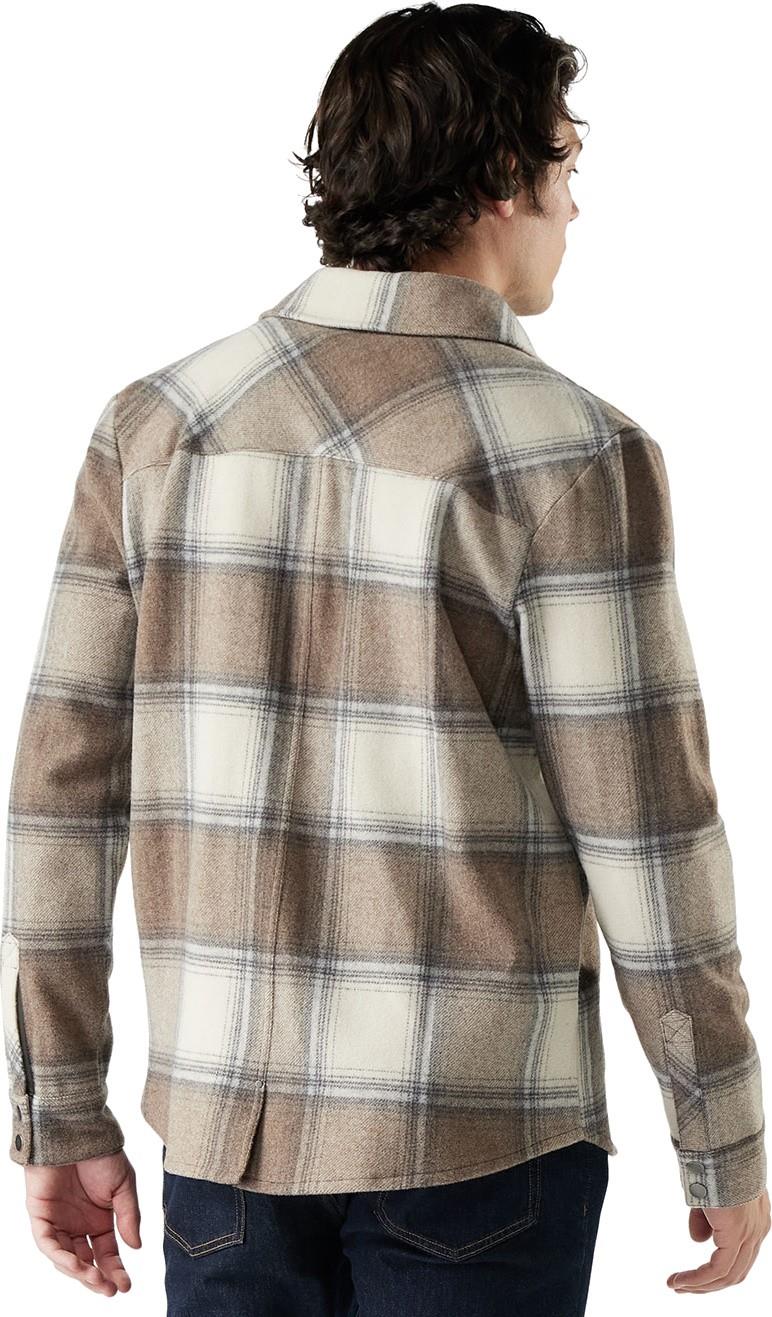 Anchor Line Shirt Jacket - Mens - almond plaid 1
