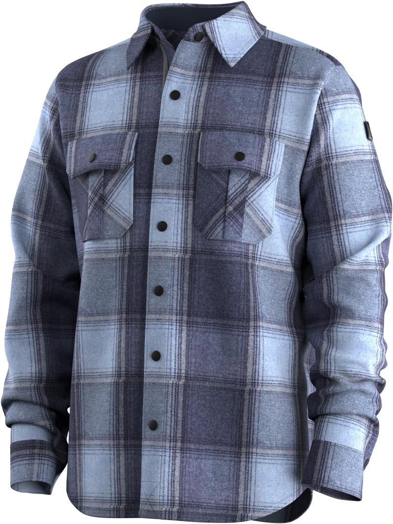Anchor Line Shirt Jacket - Mens - nightfall blue plaid 1
