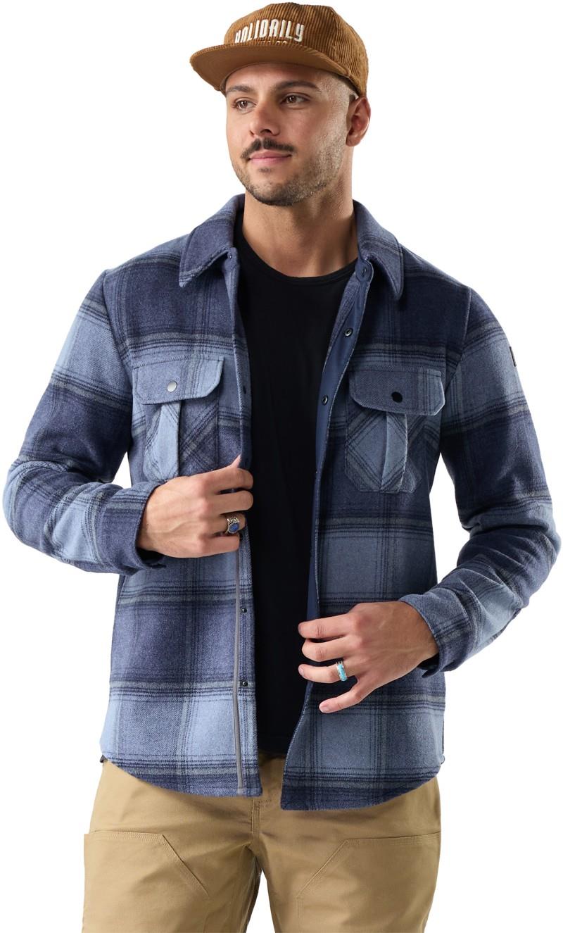 Anchor Line Shirt Jacket - Mens - nightfall blue plaid 1