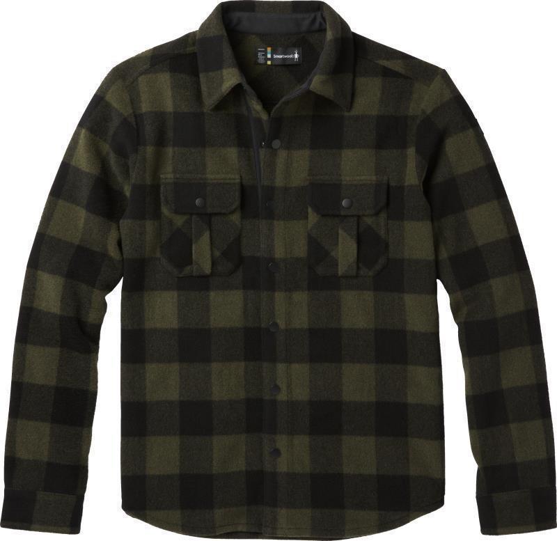 Anchor Line Shirt Jacket - Mens - olive 1