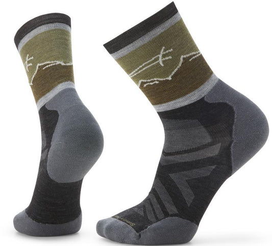 Athlete Edition Approach Crew Socks - Mens - Charcoal 1