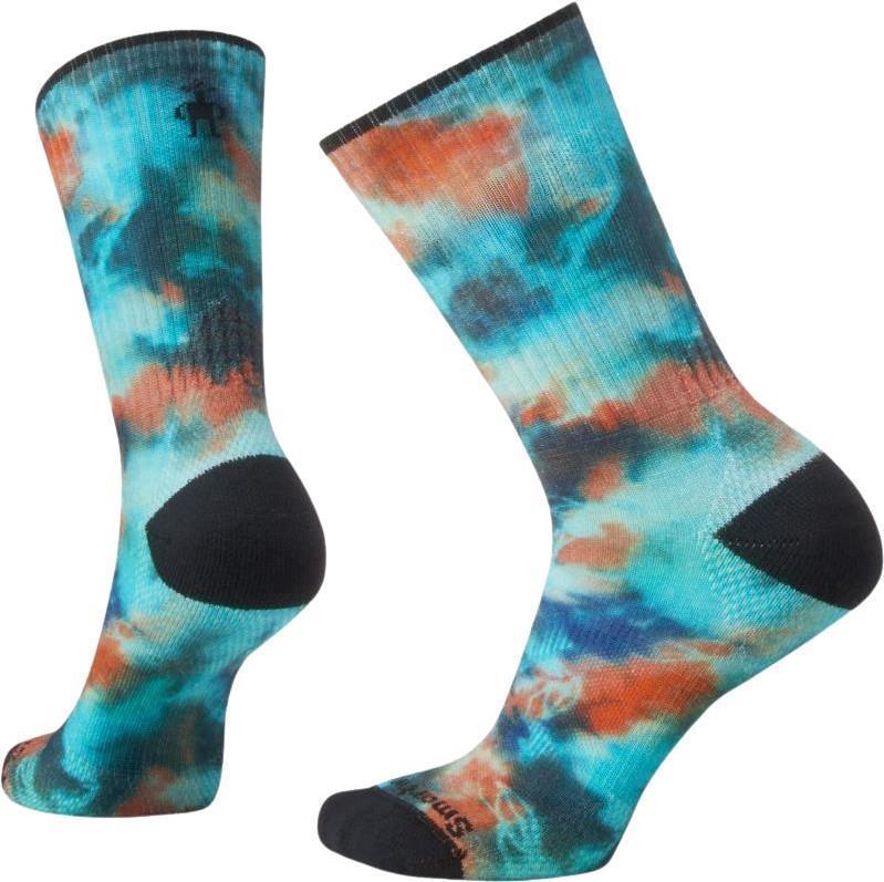 Athletic Far Out Tie Dye Print Crew Socks - Unisex - capri 1