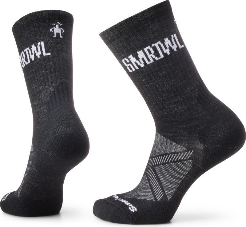 Athletic SMRTWL Logo Crew Socks - Unisex - Black 1