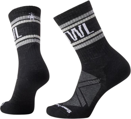 Athletic SMRTWL Retro Stripe Crew Socks - Unisex - Black 1