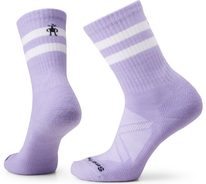 Athletic Stripe Crew Socks - Unisex - Ultra Violet 1