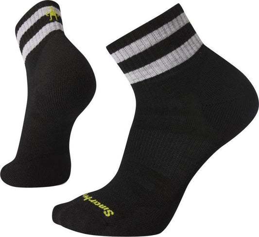 Athletic Stripe Light Elite Mini Socks - Mens - Black 1