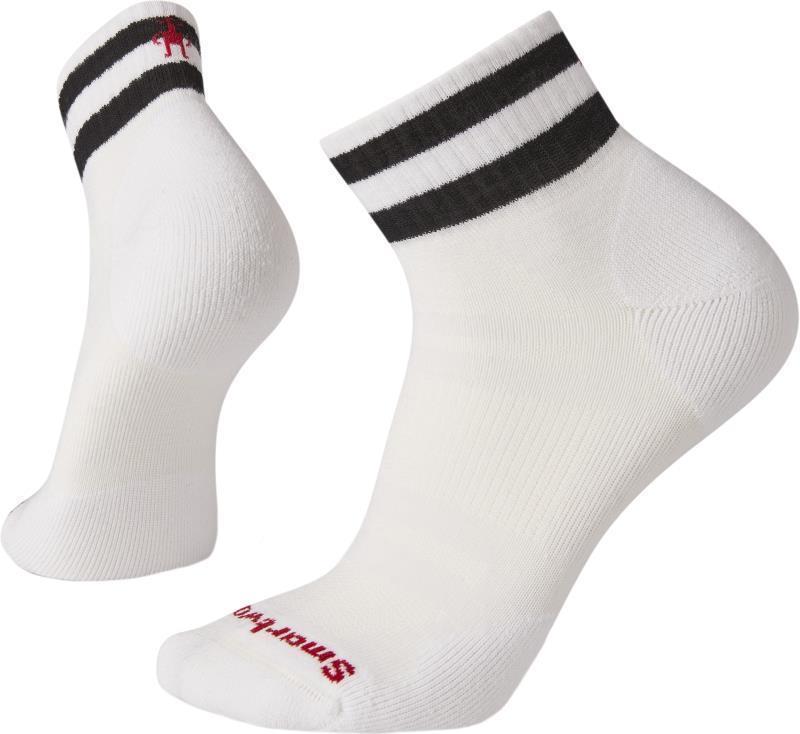 Athletic Stripe Light Elite Mini Socks - Mens - White 1
