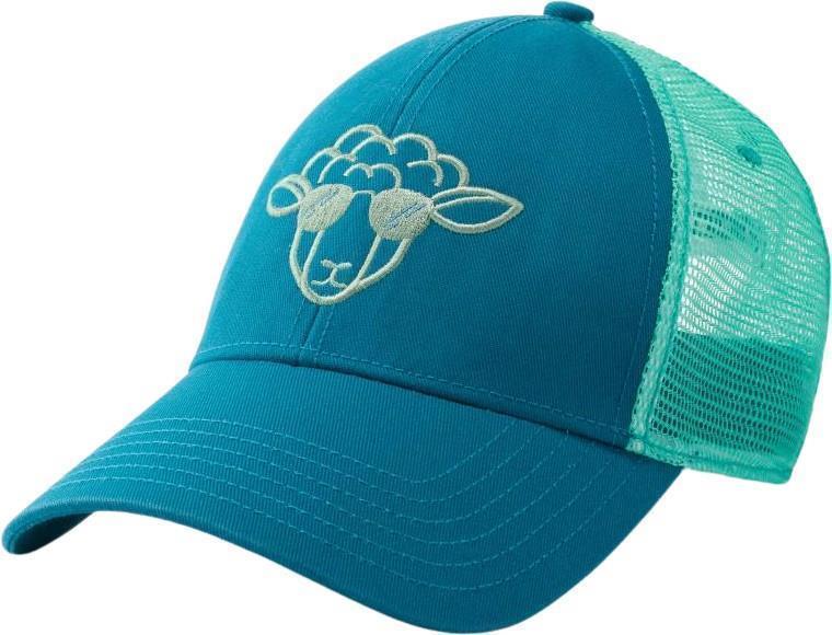 Aviator Sheep Trucker Hat - Deep Lake 1