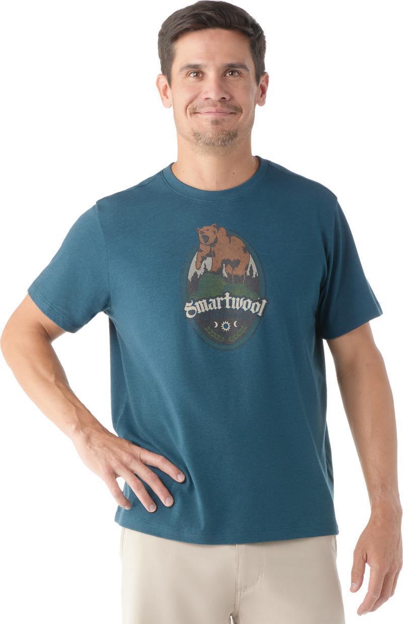 Bear Attack Graphic SS Tee - Unisex - Twilight Blue 1