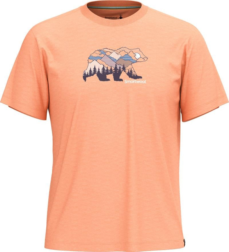 Bear View Graphic SS Tee - Unisex - terracotta 1