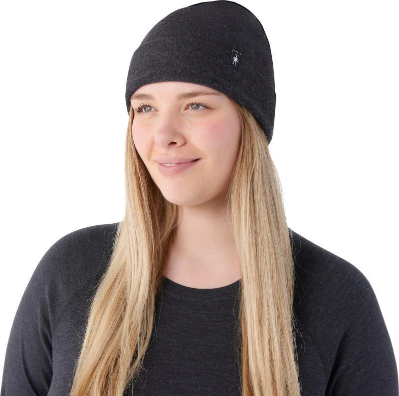 Boiled Wool Beanie - Charcoal 2