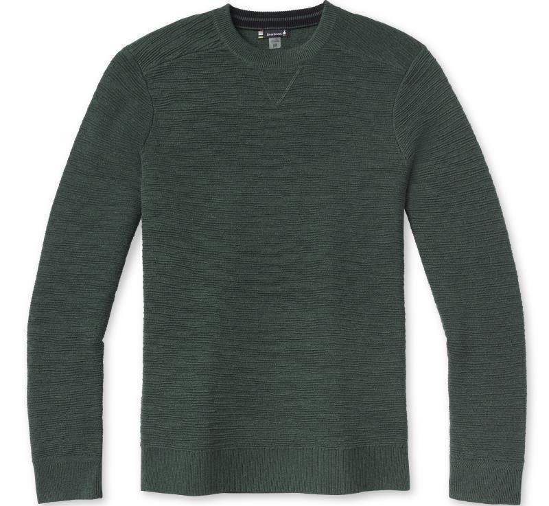 Brookline Crew Sweater - Mens - Dark Sage Heather 1