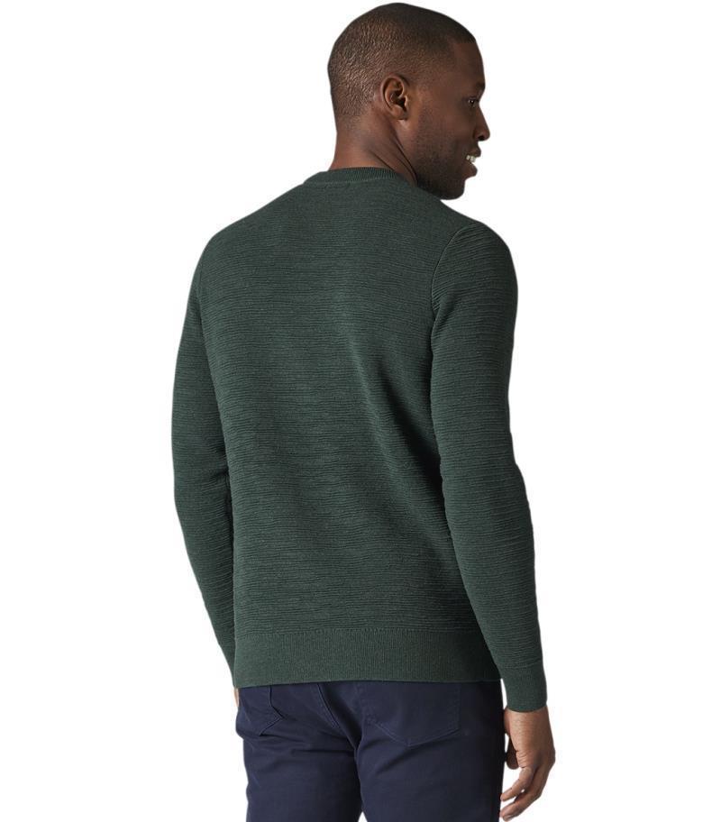 Brookline Crew Sweater - Mens - Dark Sage Heather 3