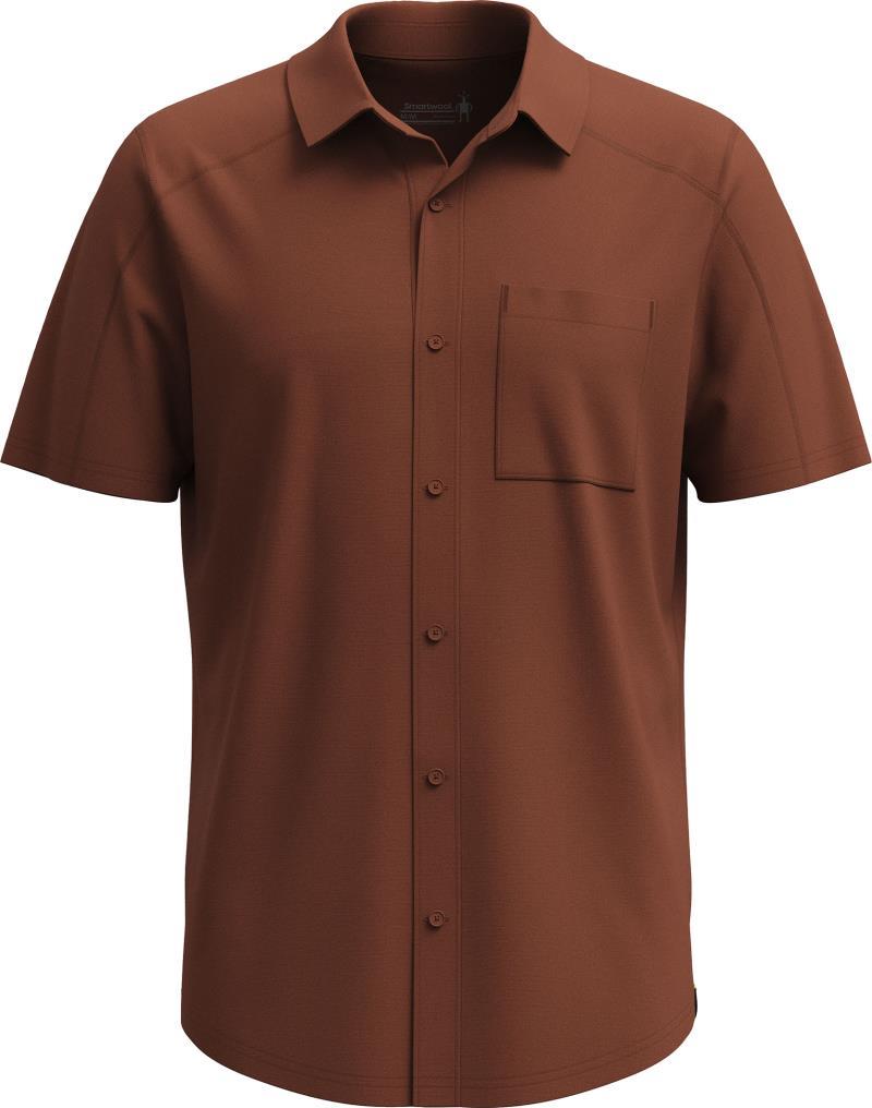 Button Down SS - Mens - sable brown 1