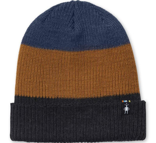 Cantar Colorblock Beanie - Charcoal Heather 1
