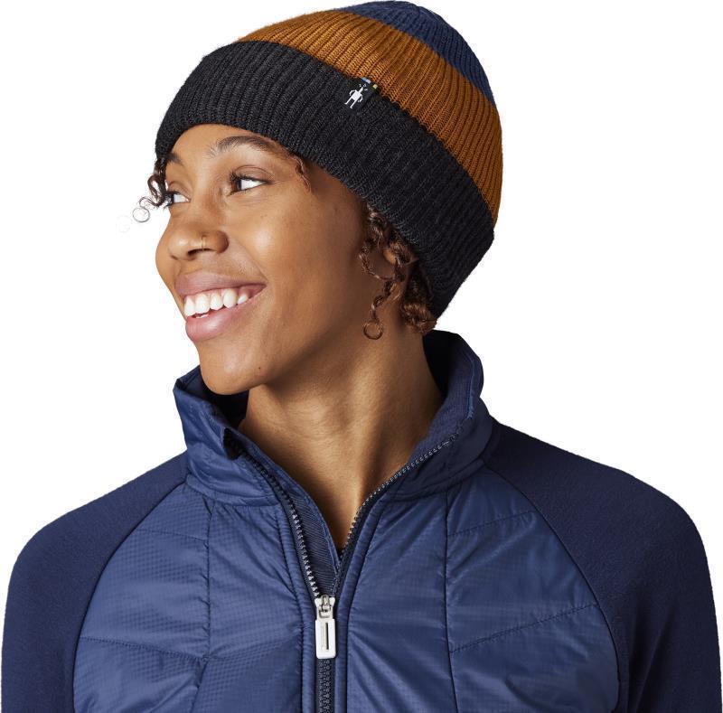 Cantar Colorblock Beanie - Charcoal Heather 2