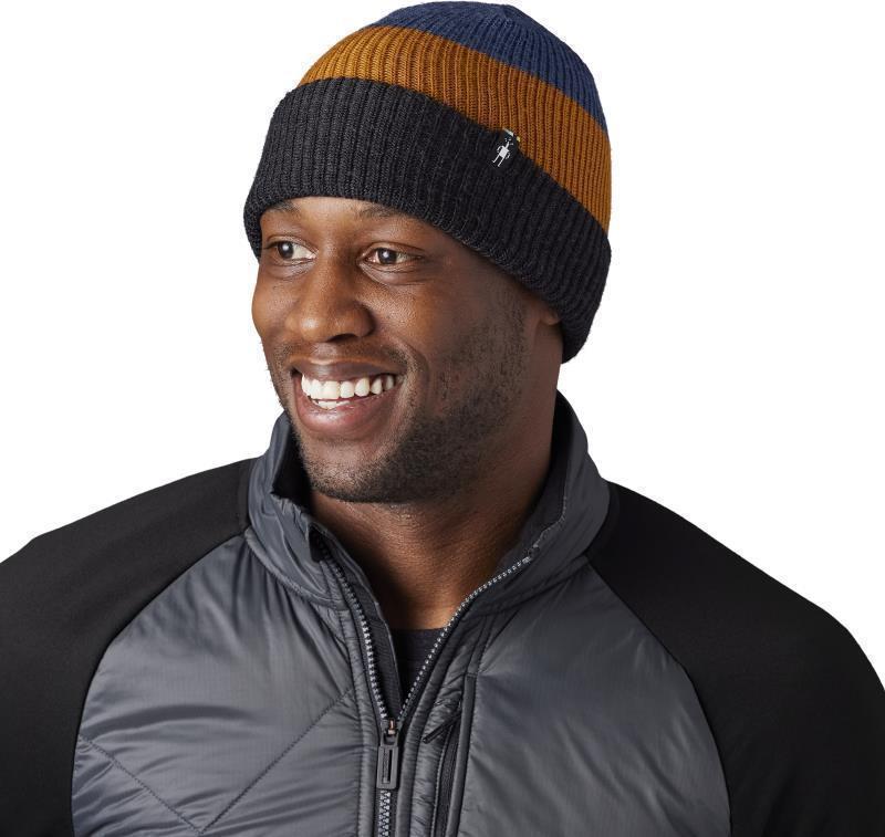 Cantar Colorblock Beanie - Charcoal Heather 3