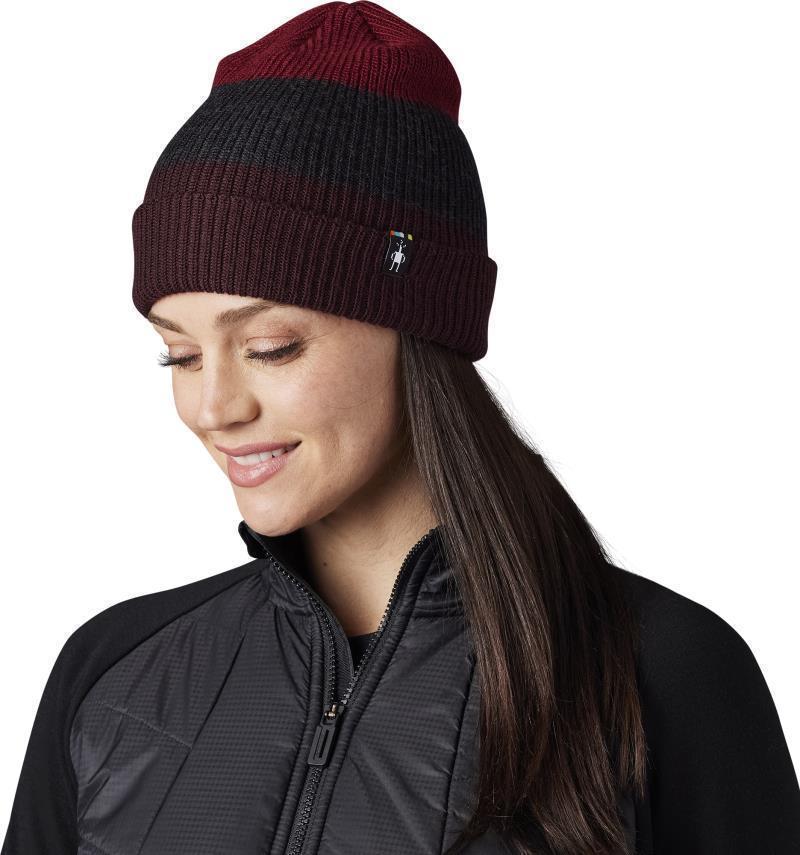 Cantar Colorblock Beanie - Woodsmoke 2