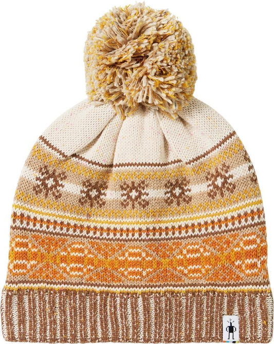 Chair Lift Beanie - Almond Donegal 1