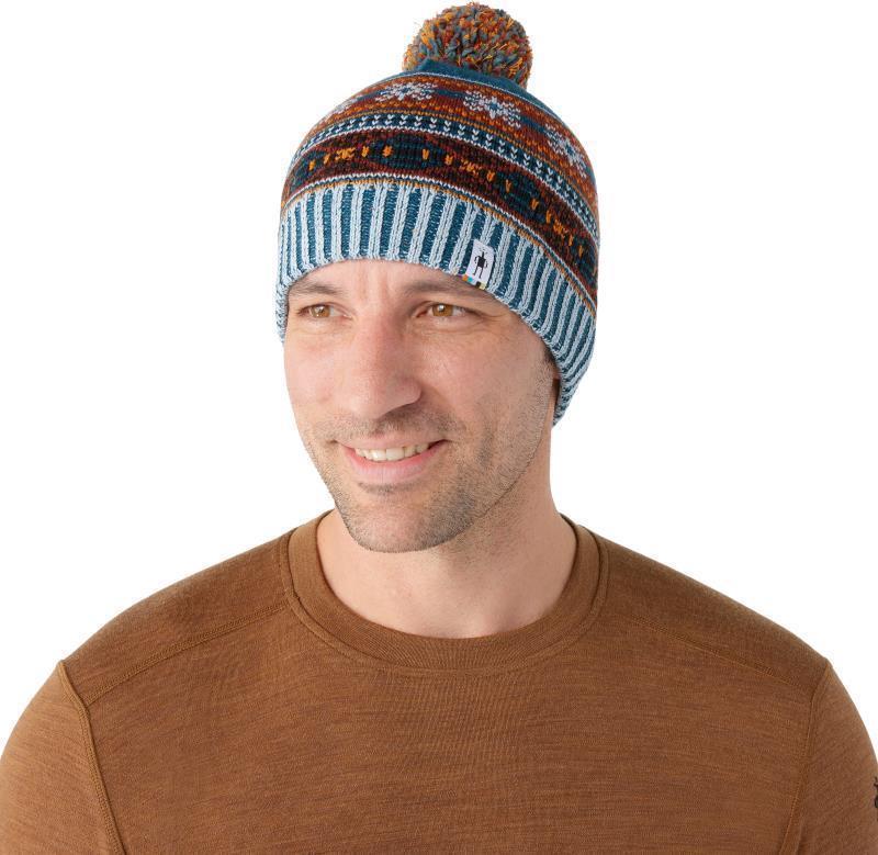 Chair Lift Beanie - Twilight Blue Donegal 3