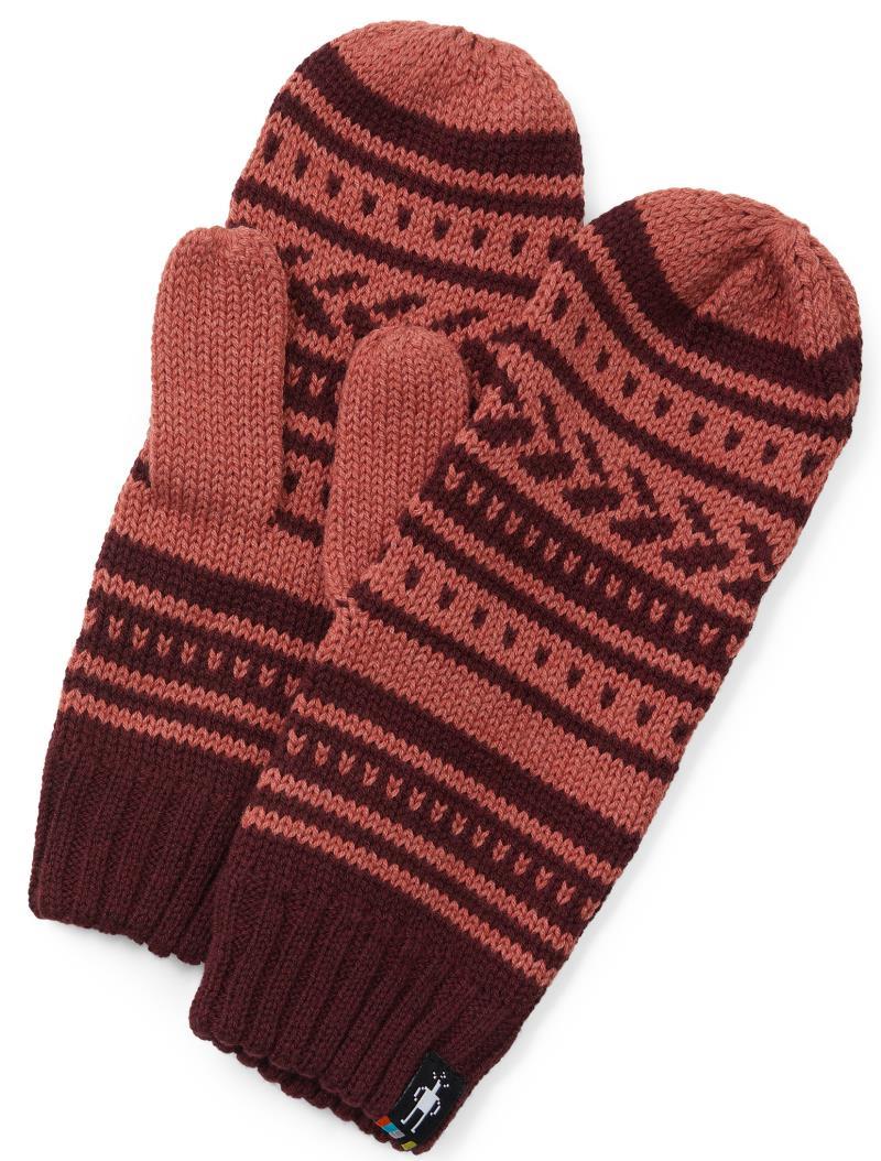 Chair Lift Mitten - Black Cherry Heather 1