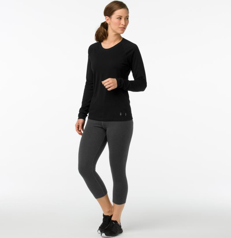 Classic All-Season (150) Merino Base Layer LS - Womens - Black 2